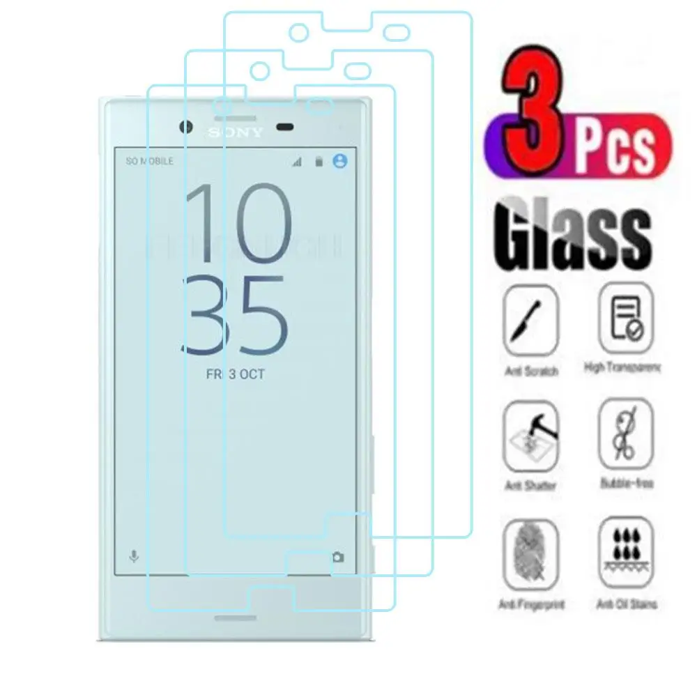 

3Pcs 9H Protective Tempered Glass For Sony Xperia X Compact 4.6" on Glass Xperia X mini Screen Protector Protection Cover Film