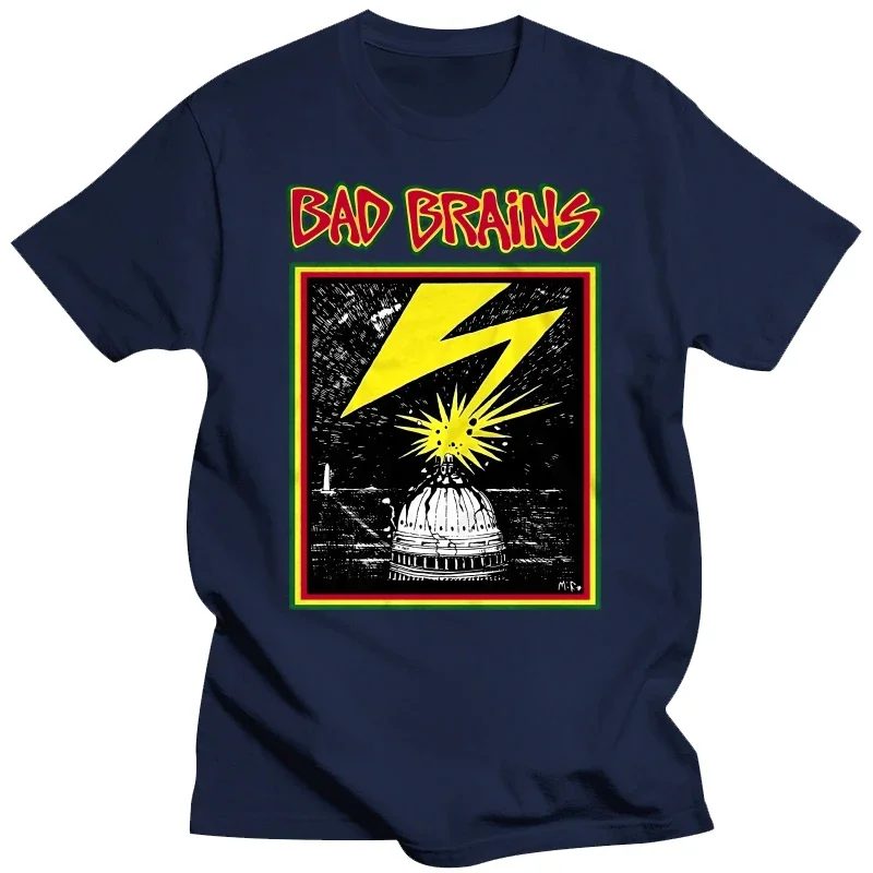 Аутентичная желтая футболка с логотипом BAD BRAINS Band Capitol S M L XL XXL официальная НОВАЯ