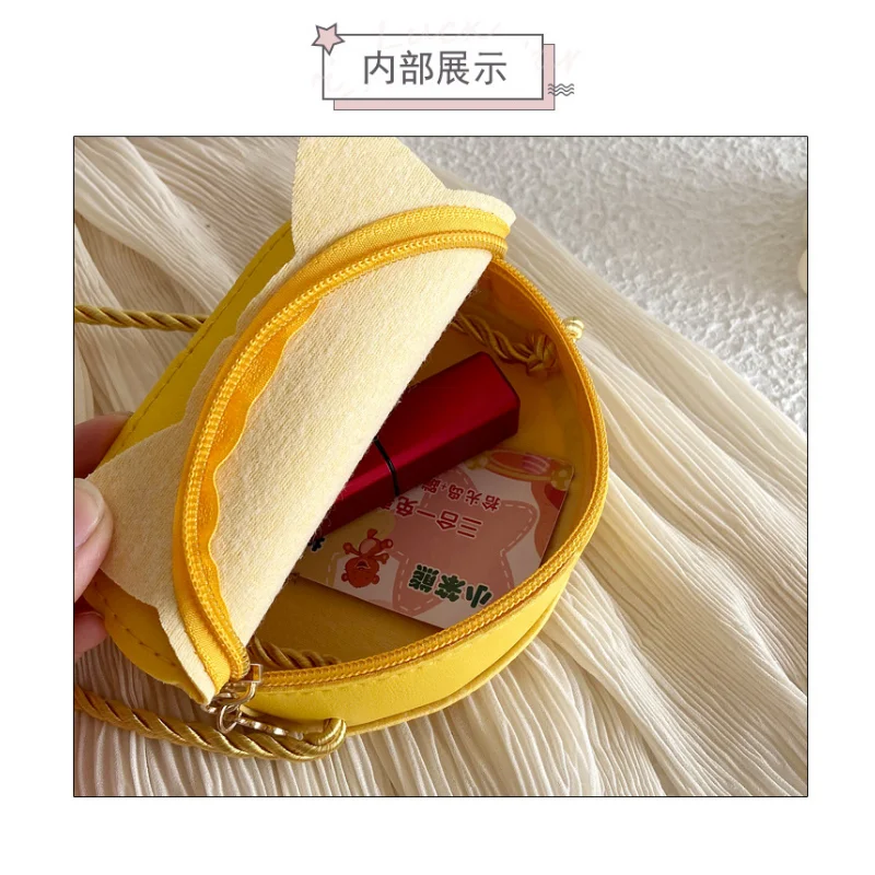 Mini Handbags for Baby Girls PU Leather Small Shoulder Crossbody Bags Cute Cat Kids Coin Purse Children Shopping Wallet Fashion