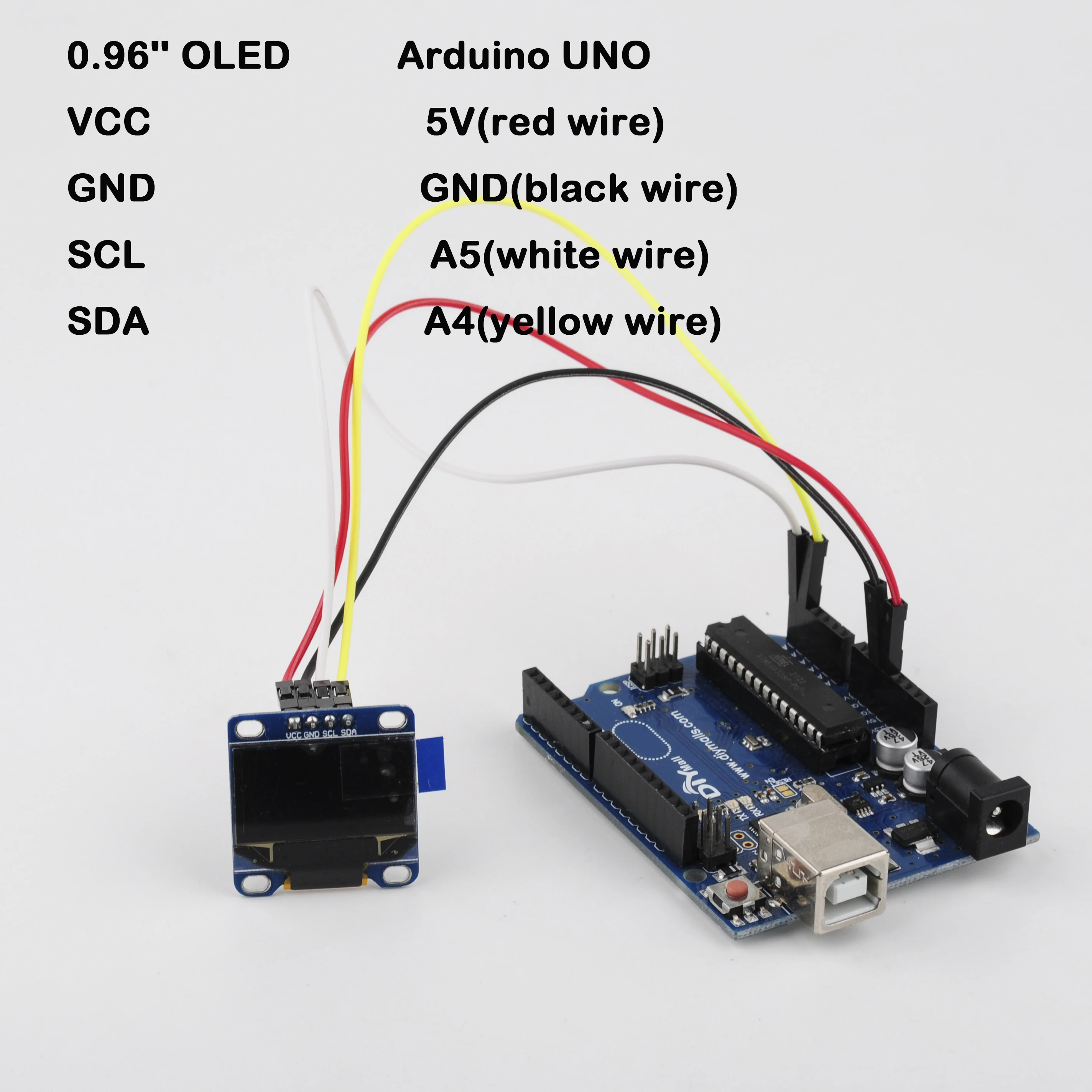 Модуль RCmall для Arduino 51 MSP420 STIM32 SCR 5/10 шт. ЖК-дисплей 0 96 дюйма сисветодиодный цвета I2C