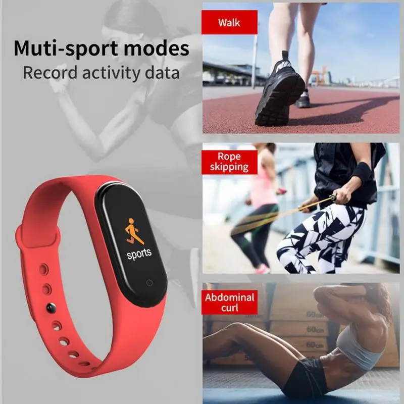 Смарт-браслет M4pro с измерением температуры и уровня кислорода в крови |