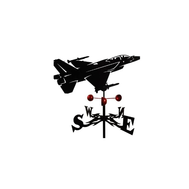 

Spot Goods Fighter Weather Vane Stainless Steel Spray Paint Outdoor European Rooftop Roof Ornaments