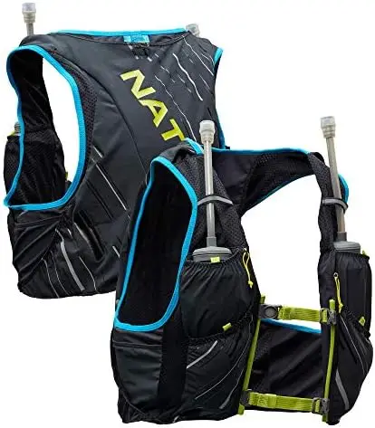 

QuickStart 2.0 4 Liter Hydration Pack with 1.5L Bladder, Front & Back Pockets for Essential Storage, Breathable & Moistu