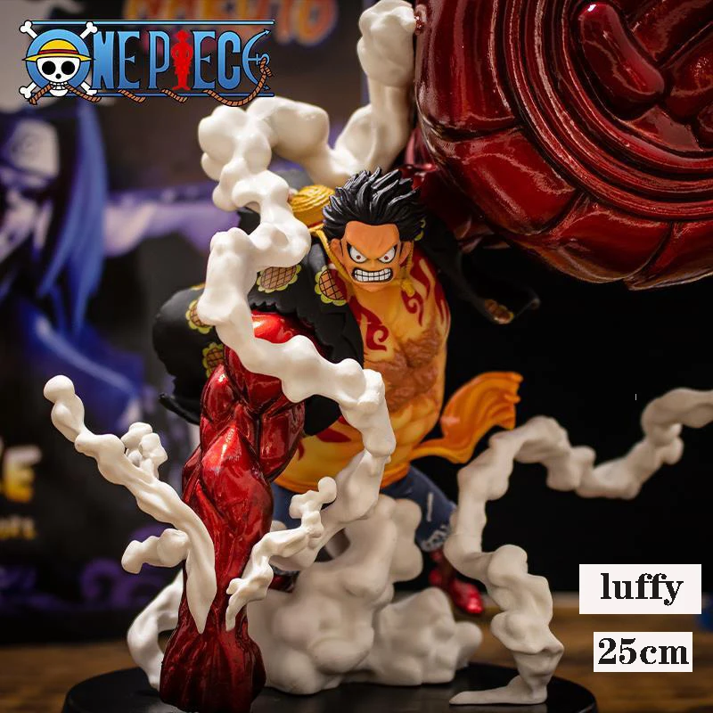 

22cm Pvc Anime One Piece Figure Wano Country Fourth Gear Big Fist Luffy Action Figure Collection Model Statue Figures Toys Gifts