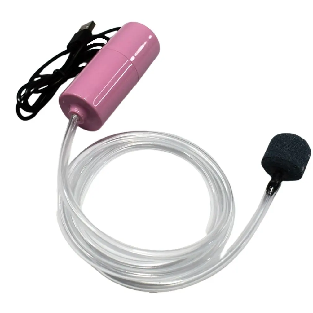 

Аквариумный кислородный воздушный насос с USB, бесшумные энергосберегающие принадлежности, портативный мини-Водный Террариум, аквариумные ...