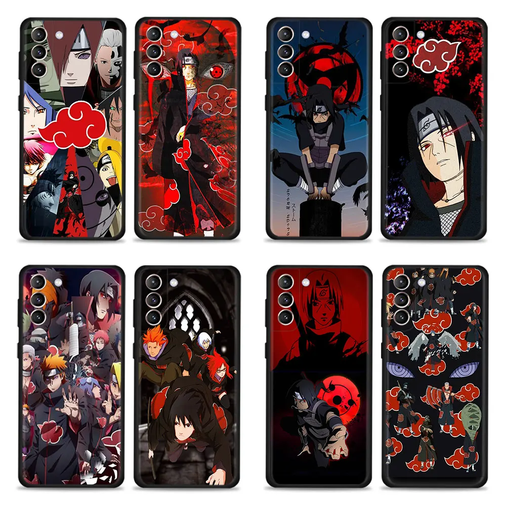

Hot Anime Naruto Team Case For Samsung Galaxy S21 S20 FE S22 S21 S20 Ultra S10 S9 Plus Cover S8 Silicone Funda