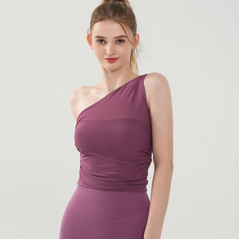 Женский спортивный бюстгальтер Wmuncc дышащий Быстросохнущий сетчатый с открытым