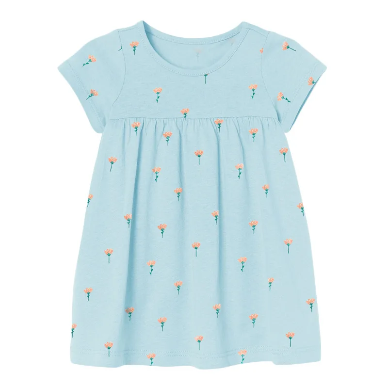 

V-TREE Girls Dress Summer Floral Baby Girls Clothing Short Sleeve Kids Casual Dresses