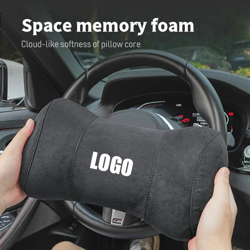 Подушка на подголовник автомобильного сиденья с логотипом автомобиля подушка