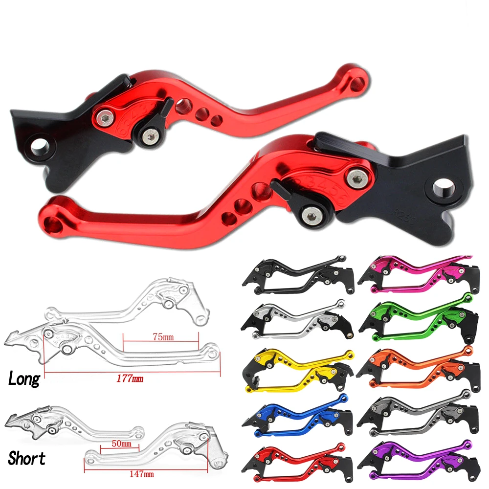 

Short & Long Motorcycle CNC Adjustable Brake Clutch Levers For aprilia FALCO / SL1000 2000 2001 2002 2003 2004 RSV MILLE / R