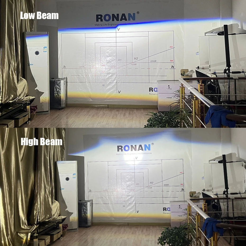 Ronan 2 шт. 3 дюйма 70 Вт 6000KBi-LED Hyperboloid H1Socket объектив проектора для Hella 3R H1 H4 H7 9005/9006