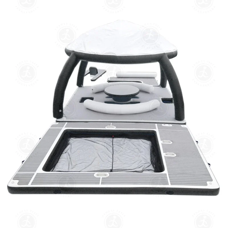 Наружная надувная док-станция плавающая водная платформа плавающий остров с