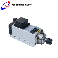 high speed 24000rpm er16 1 5kw square cnc router spindle motor