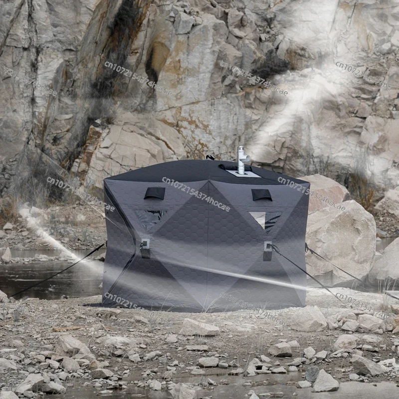 Новая полностью теплая большая 5-сторонняя зимняя палатка для зимней рыбалки