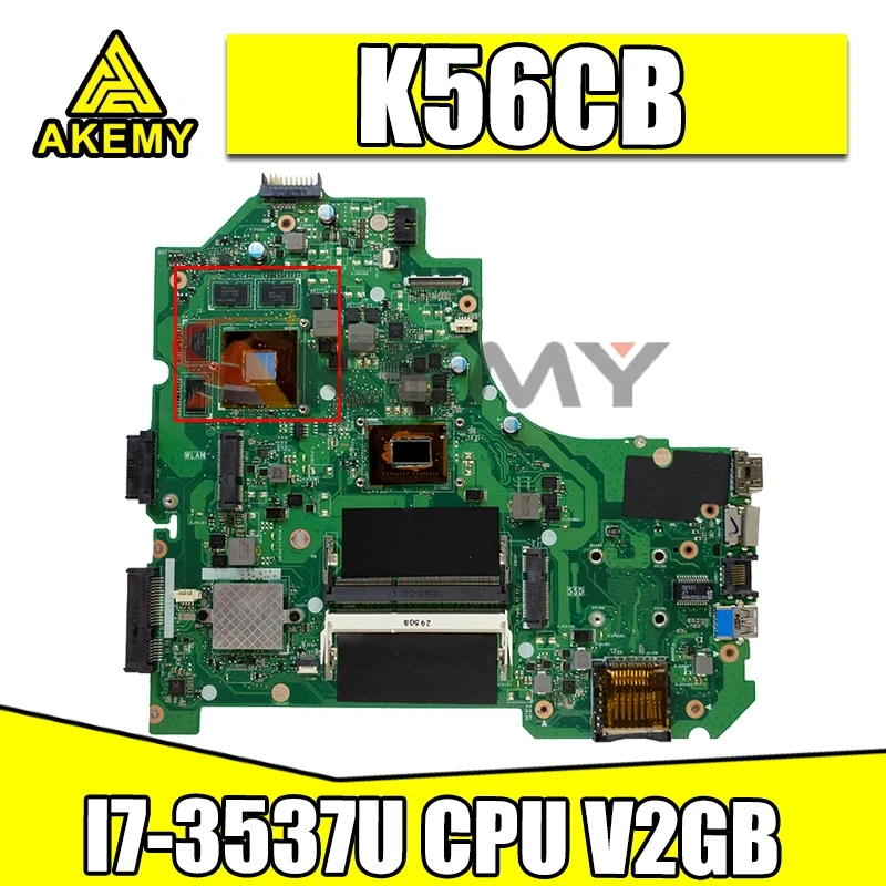 

Материнская плата K56CB I7-3537U CPU V2GB для Asus K56C K56CB S550C A56C A56CM материнская плата для ноутбука K56CB материнская плата