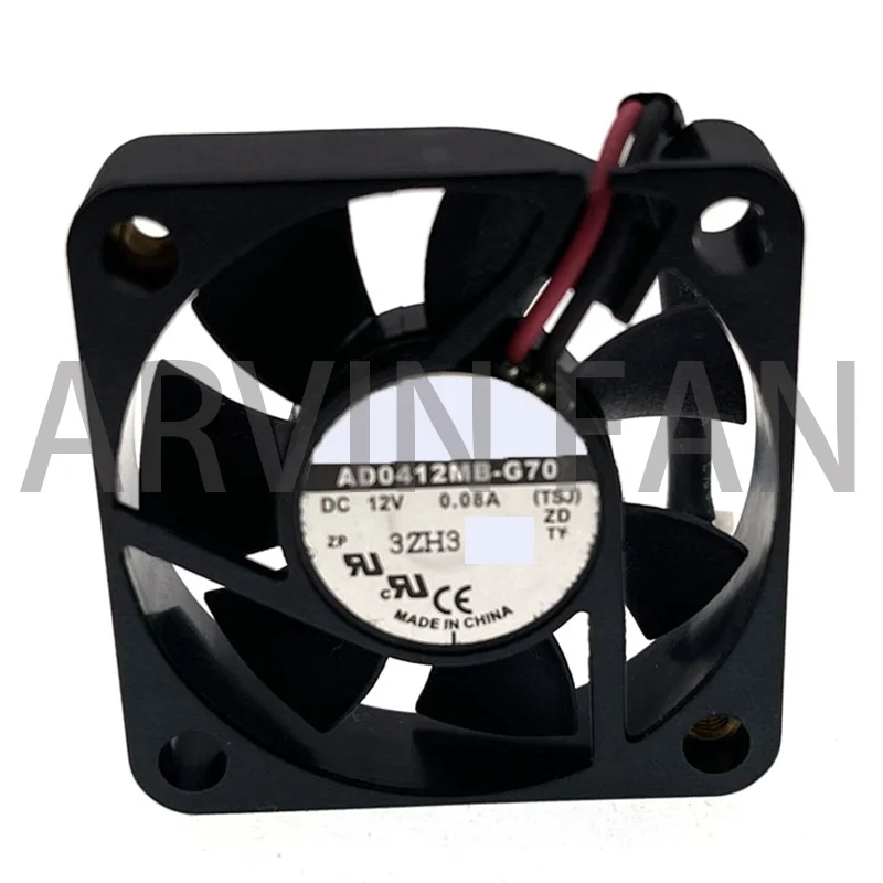 Оригинальный внешний диаметр вентилятора 40 мм, 40*40*10 мм, 4010 дюйма X 1,5 дюйма, 7/16 А, 12 В, 2 контакта