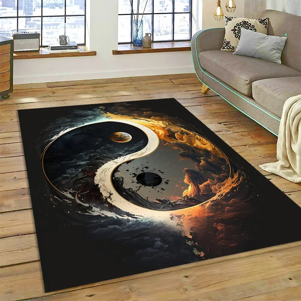 

Декоративный ковёр LOUSIDREAM 3D Инь и Ян