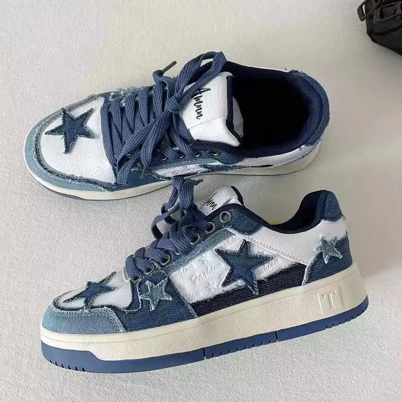 

Весна 2023, джинсовые кроссовки для пары, женские туфли