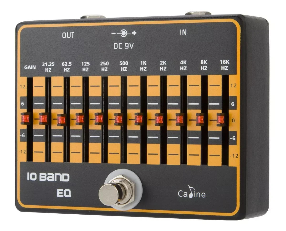 Педаль efeito Caline 10-полосный EQ CP-24 preto