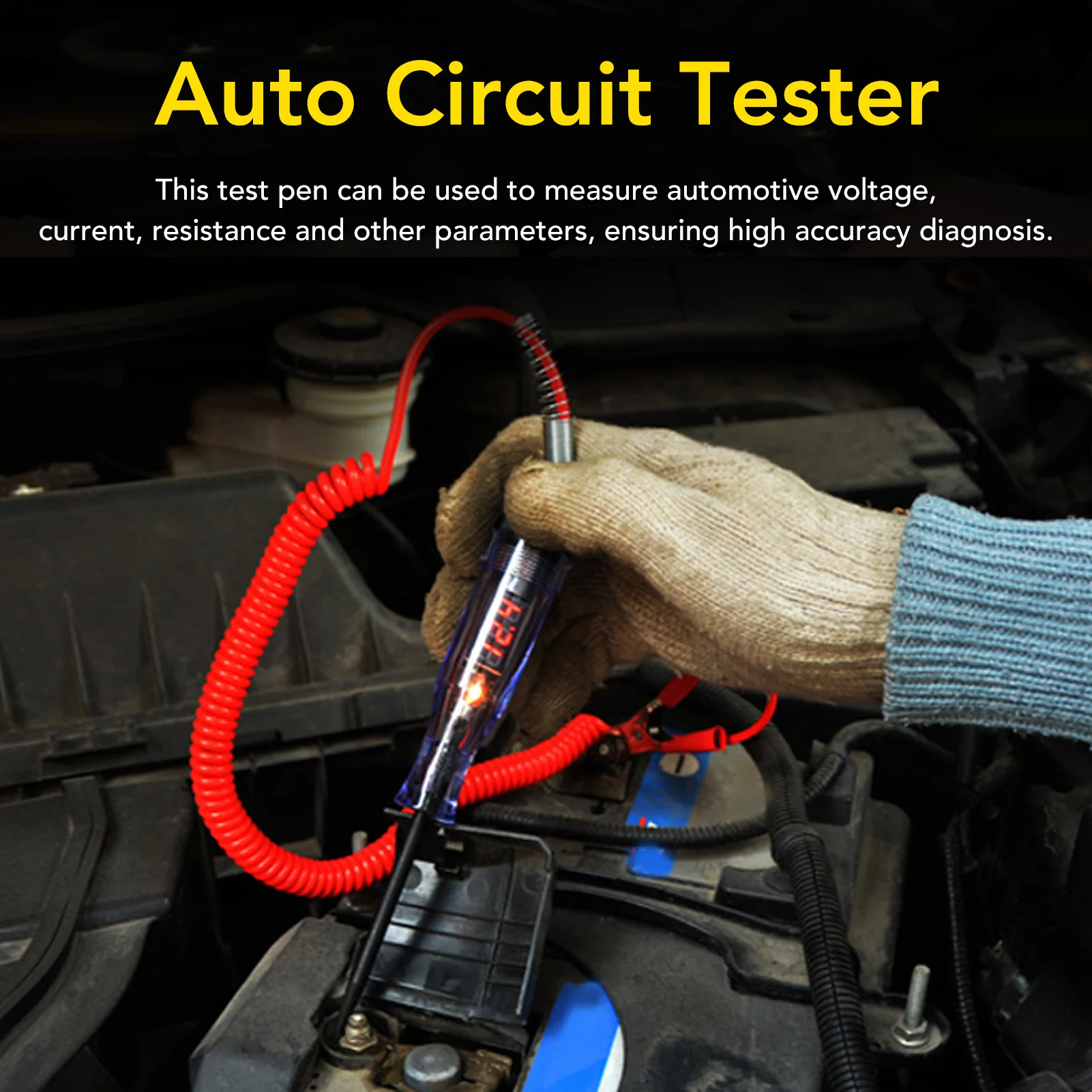 Автомобильный тестер ручка для измерения яркости цепи цифровой дисплей