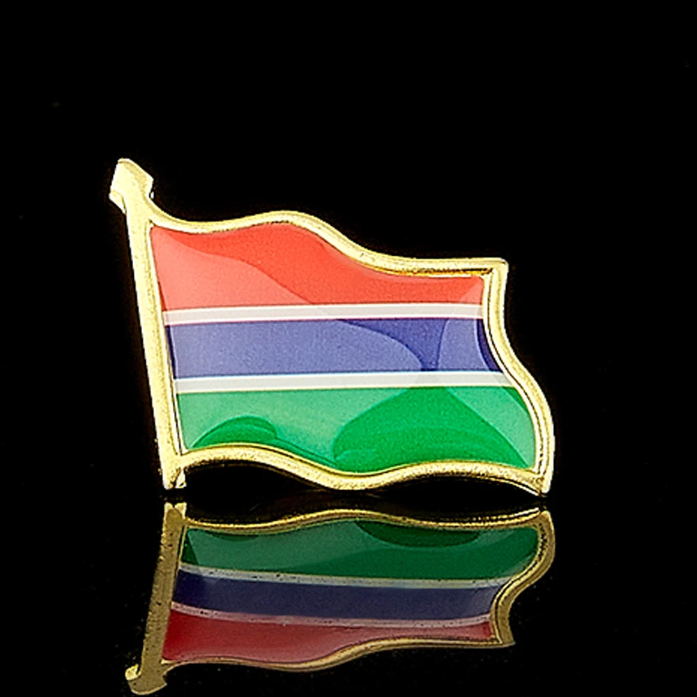 Государственная эмблема Республики Гамбия африканской страны металлический