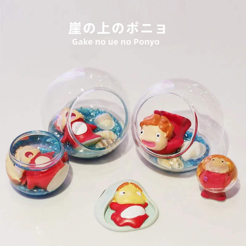 Аниме Gake no ue no фигурка Поньо Kawaii, золотая рыбка, принцесса понё, домашнее настольное украшение, микро-ландшафт, креативное ландшафтное украшение
