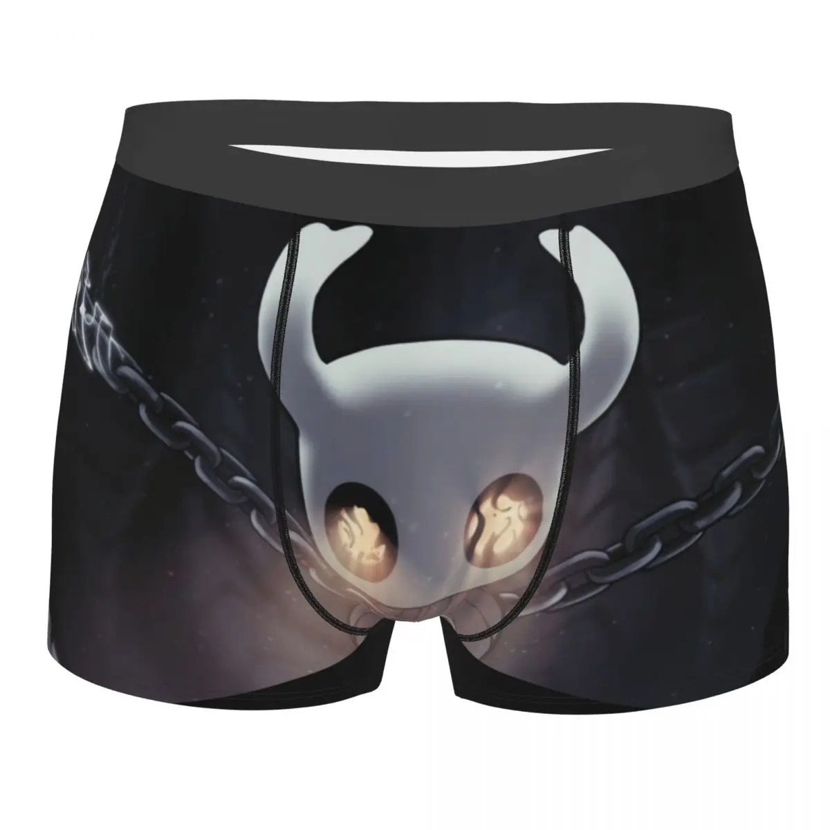 

Skull Man's Boxer Briefs Hollow Knight Game Breathable Funny Underwear Top Quality Print Shorts Birthday Gifts