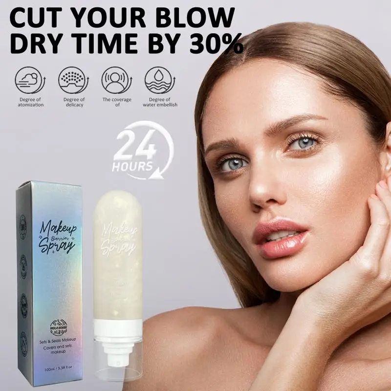 

Фиксатор для макияжа спрей водостойкий устойчивый к поту стойкий контроль жирности увлажняющий макияж фиксация спрей основа для лица