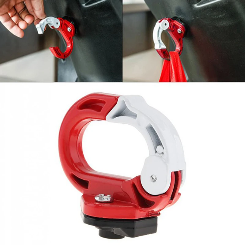 

1PC Motorcycle Luggage Helmet Double Hook Aluminum Alloy Mount Motorbike Scooter Helmet Holder Bag Hook Hanger