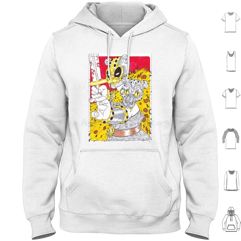 

Rev The Viking худи с леопардом хлопок с длинным рукавом Леопард викингов супергерой Rev The Viking Leopard на дереве дом