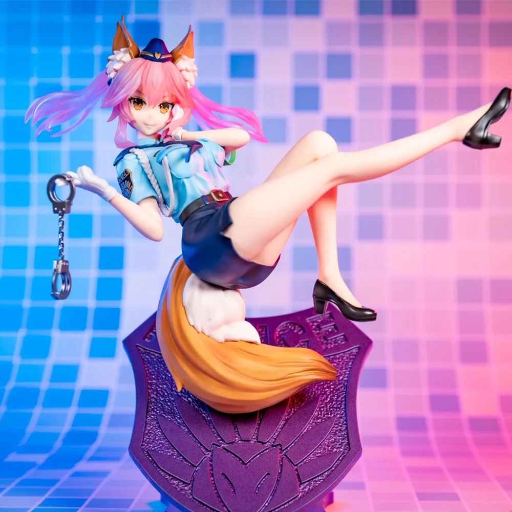 

Женская фигурка Fate/Extella Link tammo no Mae Police FOX Fate/экшн-фигурка из ПВХ, коллекционная игрушка, модель куклы