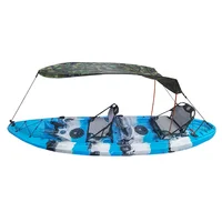 1 Set Universal Foldable Boat Awning Durable Single Kayak Canoe Sun Shade Awning Canopy Lightweight Yacht Tourism Water Sports