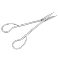 195mm garden bonsai scissors stainless steel leaf sprout shears with long handle for garden flower vegetable flower pruning tool