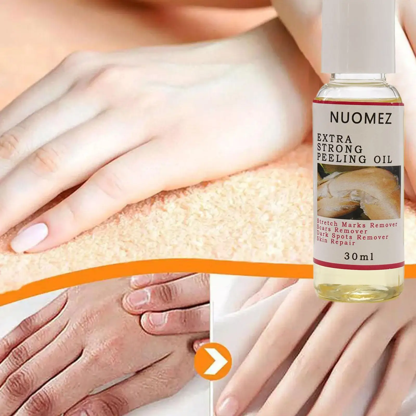 1 шт. 30 мл желтое пилинг масло для темной кожи отбеливание осветление локтей