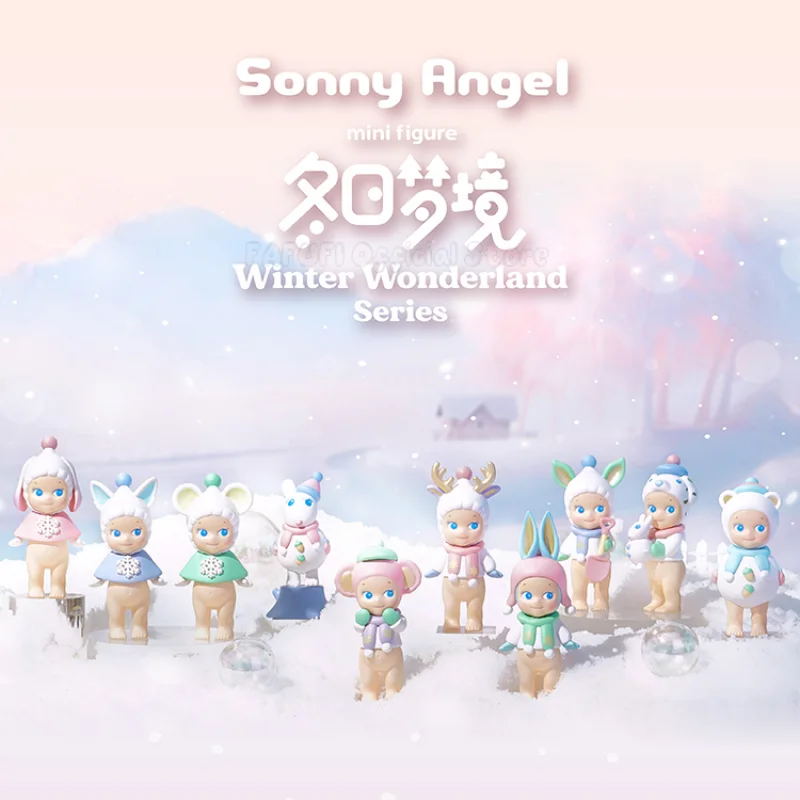 

Sonny Angel Mini Figure Winter Wonderland Series Blind Box Surprise Box Original Action Figure Cartoon Model Mystery Box Collect