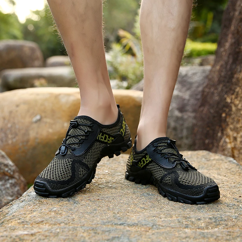 Summer Aqua Shoes Zapatillas Wading Shoes Outdoor Swimming Quick-Drying Beach Water Shoes Men and Women