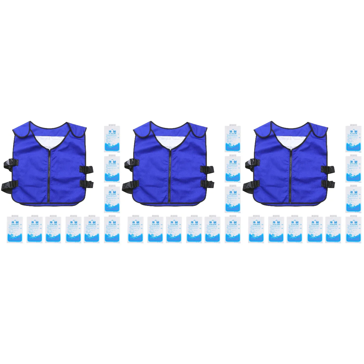 

3pcs Summer Ice Cooling Vest Practical Cooling Vest for Home or Outdoor Works