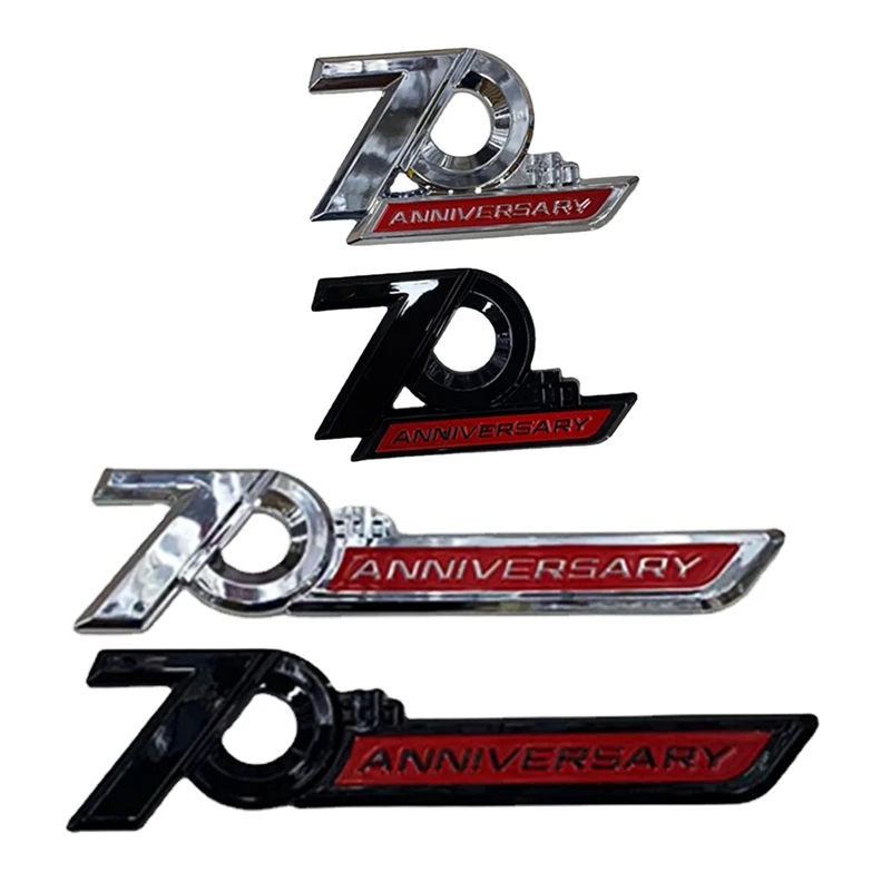 

1 шт. Новая серебряная боковая эмблема значок на 70-ю годовщину для Toyota Land Cruiser Prado 150 FJ150 2020 автомобильные аксессуары алюминиевый сплав