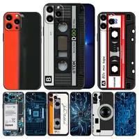 retro vintage camera cassette music battery phone case cover for apple iphone 11 12 13 pro max x xs 7 7 8 8 plus 6s 5 se xr