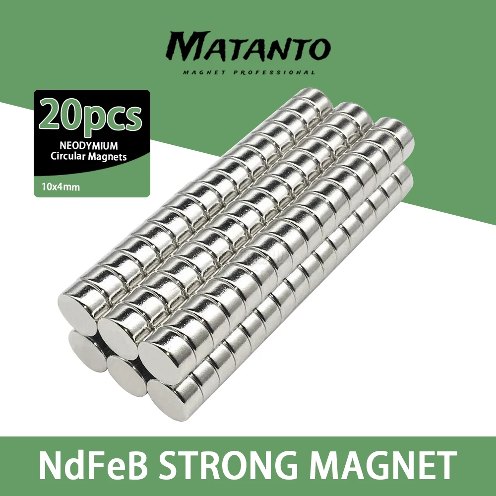 

20/50/100PCS 10x4 mm Neodymium Magnet Super Strong 10mmx4mm Powerful Magnets 10x4mm Permanent Small Round Magnet 10*4 mm