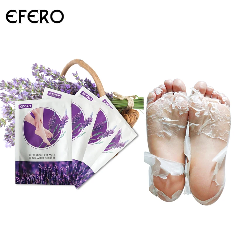 

1 pairs of Exfoliating Foot Mask Pedicure Socks Exfoliation for Foot Mask Remove Dead Skin Heels Peel Feet Leg Mask TSLM1