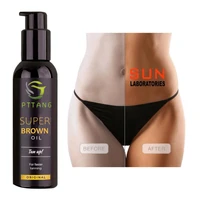 100ml tanning oil lightweight good effect moisturizing safe easy to absorb help darken skin quick absorption shine brown tan oil