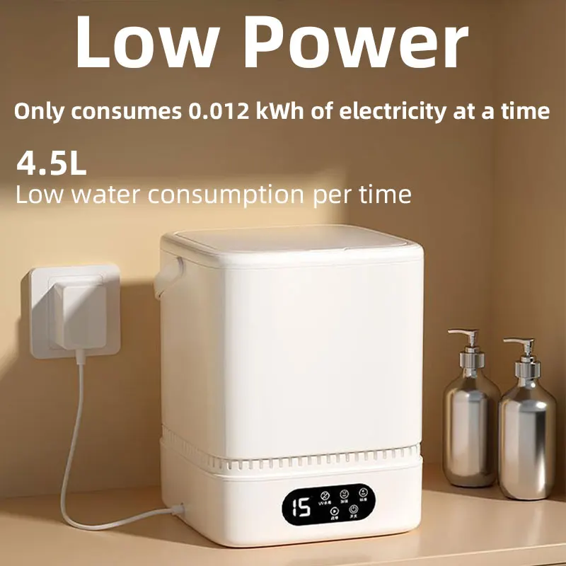 Автоматическая Мини-стиральная машина 5 л энергосберегающая портативная