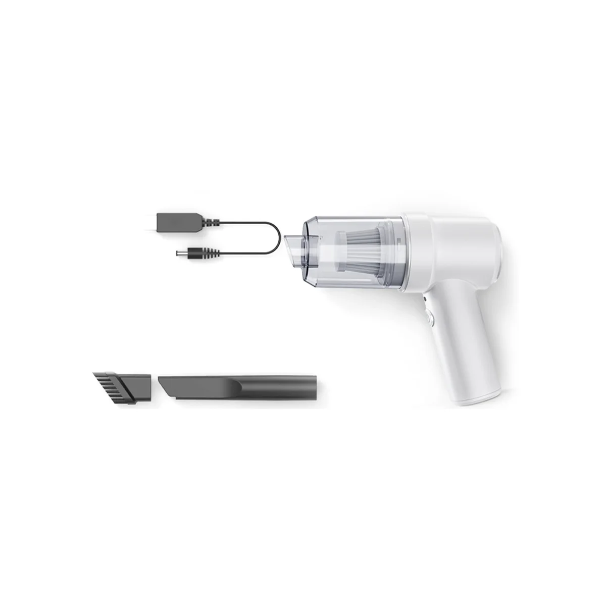 

Cordless Vacuum Cleaner 80000Pa Strong Suction Portable Car Vacuum Cleaner Use Office Cleaning Pet-C