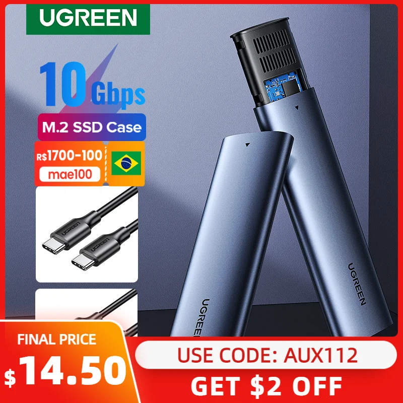  Корпус для SSD-накопителя Ugreen M2