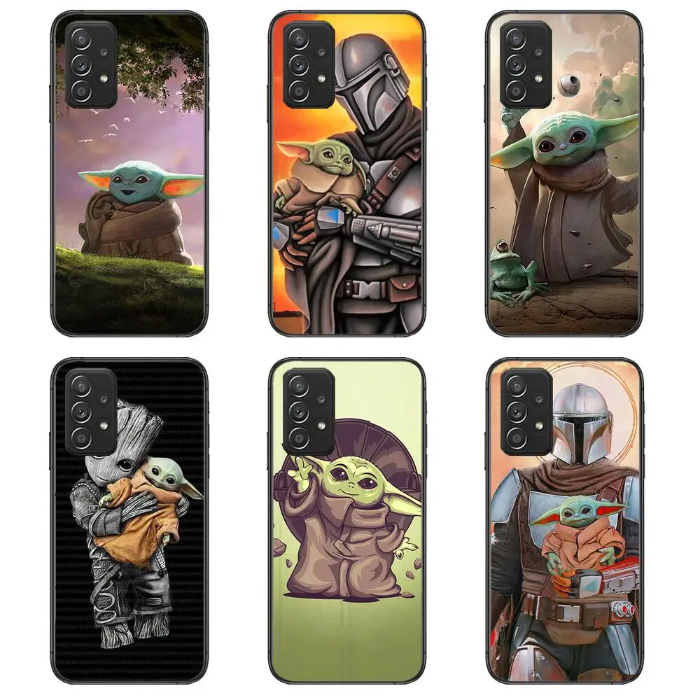 

star wars baby yoda for Samsung Galaxy A51 A50 A52 5G A20E A60 A20S A71 A40 A40S A90 A70 A32 A30 A70 A21S phone case