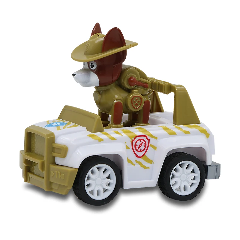 

Paw Patrol Rescue Tracker's Jungle Vehicle Car Patrulla Canina Plastic Toy Pat Patrol Action Figure Model Children Birthday Gift