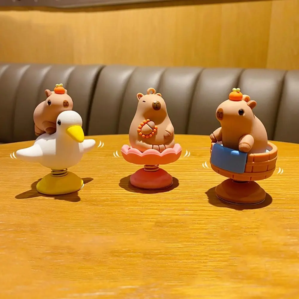 Симпатичная Фигурка приборной панели из ПВХ пружинная Вибрирующая головка