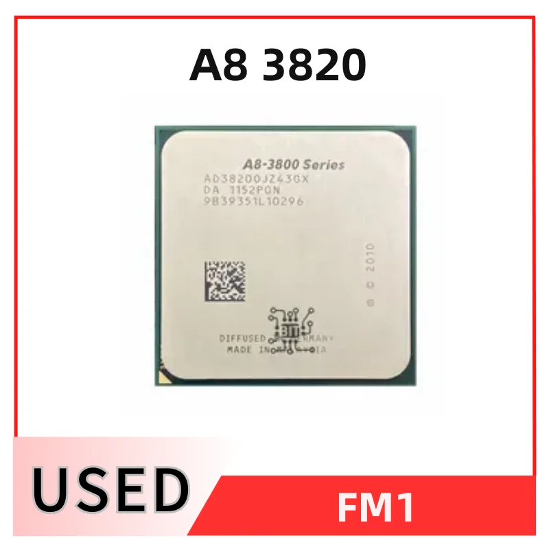 

A8-Series A8-3820 A8 3820 2.5GHz Quad-Core CPU Processor Socket FM1