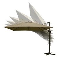 10 feet cantilever style outdoor garden parasol umbrellas